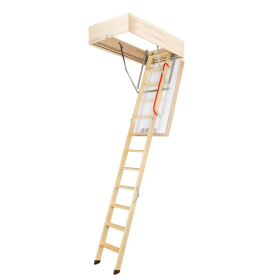 Dachbodentreppe Holz LWT Passivhaus